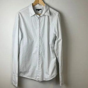 John Varvatos linen cotton mix dress shirt size large
